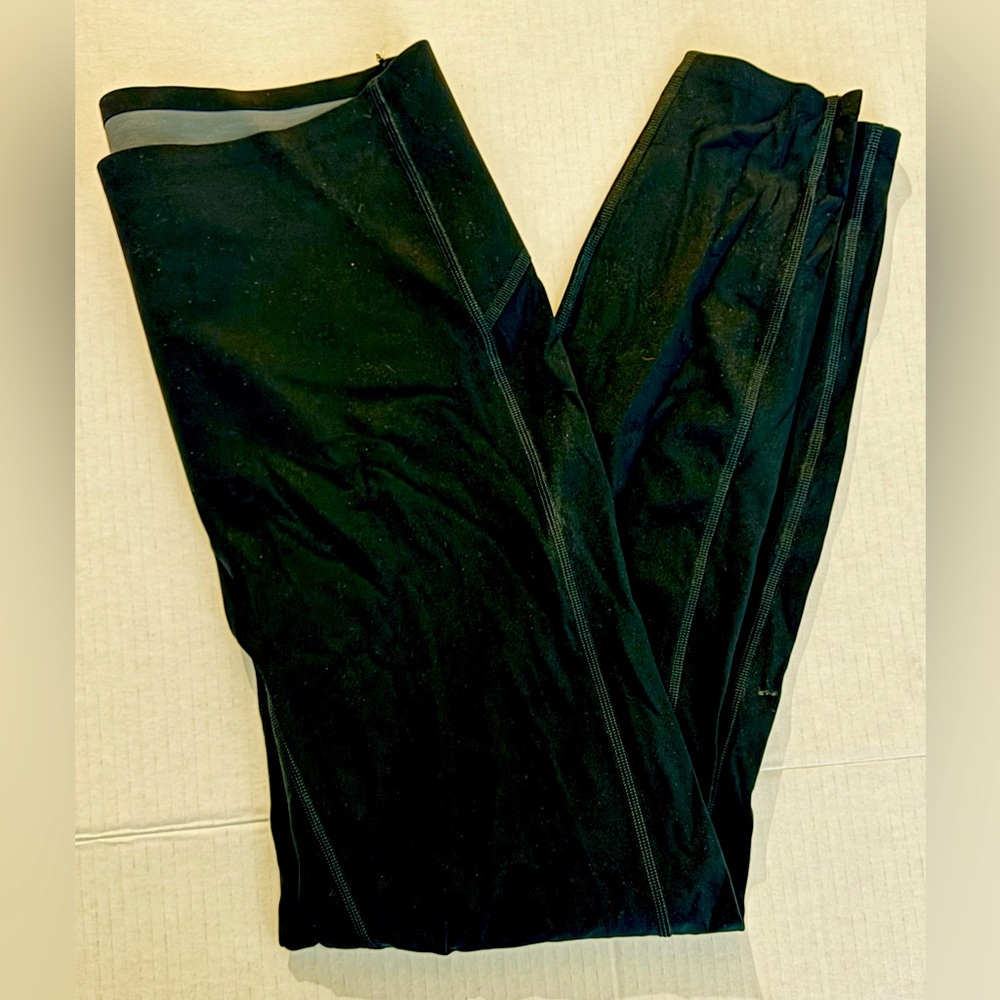 Spanx Womens Every Where Icon Legging Size Large Very Black 50152R Stretch Ankle
